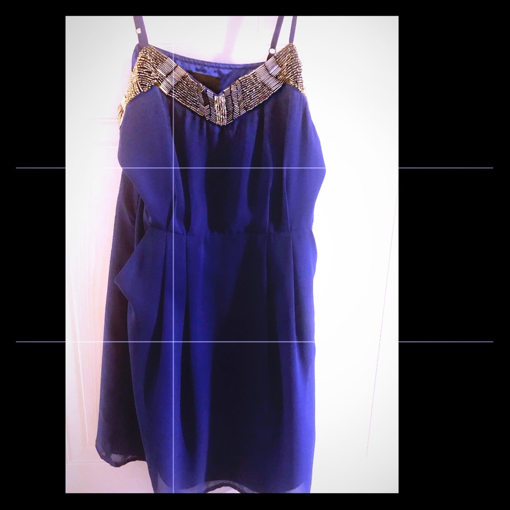 Greylin Cobalt Blue Cocktail Dress